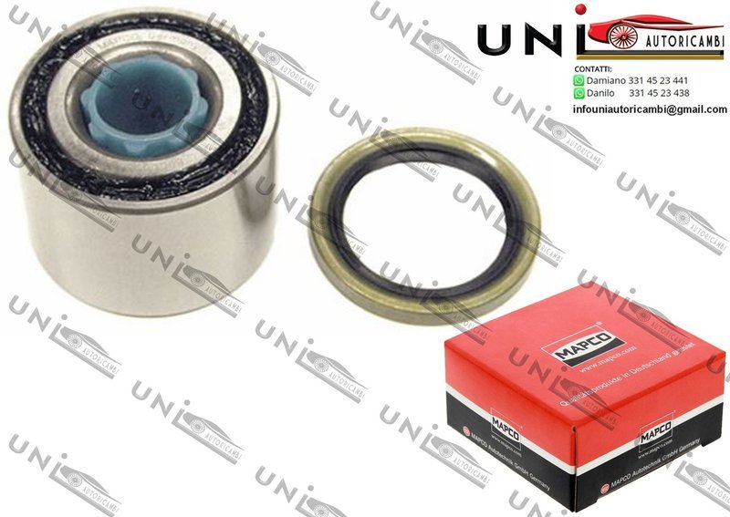 Kit Cuscinetto Ruota Assale Ant. / Post. Bilaterale / Toyota Corolla da 1983 / Toyota Corolla Compact da 1987 / Toyota Corolla FX Compact da 1984 / Toyota Corolla Wagon da 1992 / Toyota MR 2 I da 1984