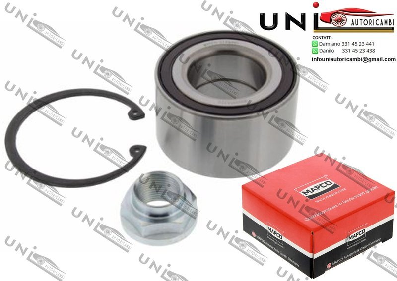 Kit Cuscinetto Ruota Assale Ant. / Post. Bilaterale / Honda City Tre volumi da 2004 / Honda CR-V II da 2001 / Honda Jazz II da 2002