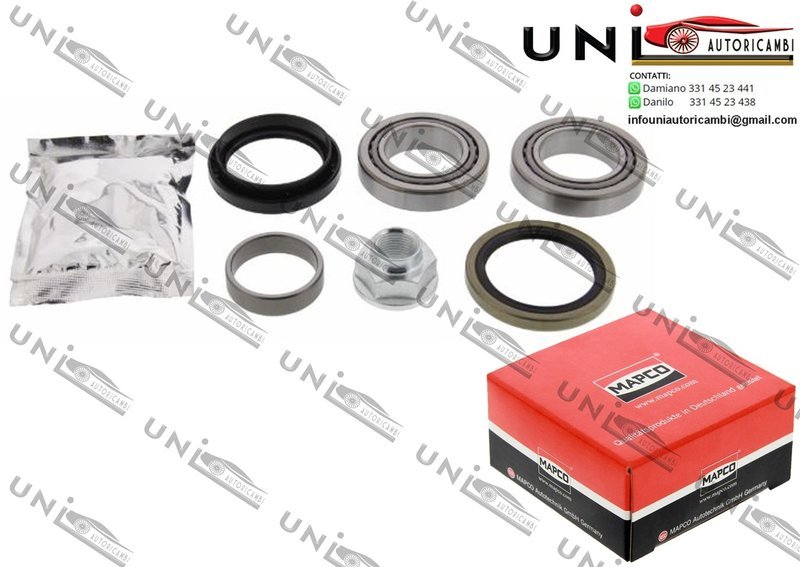 Kit Cuscinetto Ruota Assale Anteriore Bilaterale / Chevrolet Matiz da 2005 / Chevrolet Spark da 2000 / Daewoo Matiz da 1998