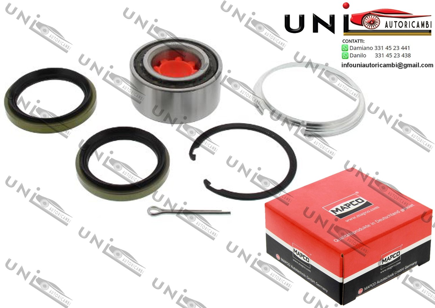 Kit Cuscinetto Ruota Assale Ant. / Post. Bilaterale / Toyota Camry / Liftback / Station Wagon / Tre volumi da 1983 / Toyota Celica Cabriolet / Coupé​ da 1989 / Toyota MR 2 I da 1984