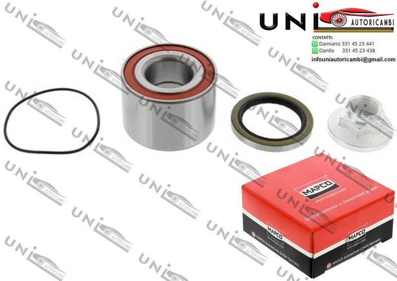 Kit Cuscinetto Ruota Assale Ant. / Post. Bilaterale / Toyota Camry / Liftback / Tre volumi da 1983 / Toyota Carina / Station Wagon / Tre volumi da 1983 / Toyota MR 2 II da 1989