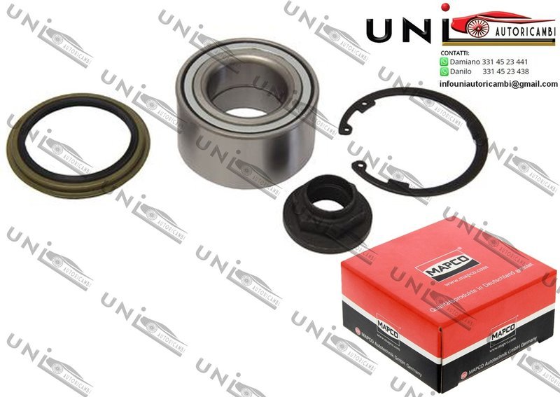 Kit Cuscinetto Ruota Assale Anteriore Bilaterale / Mazda 323 S IV da 1998 / Mazda 323 C IV da 1994 / Mazda 323 F IV da 1994