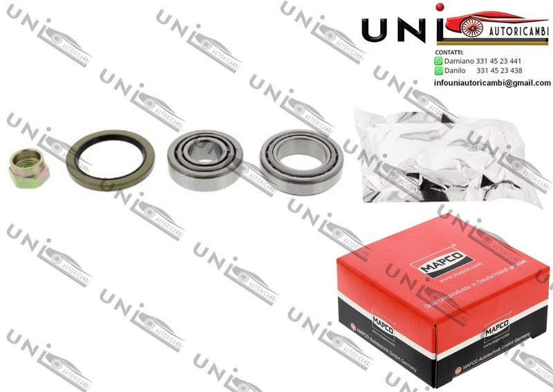 Kit Cuscinetto Ruota Assale Posteriore Destro / Mazda 323 III Hatchback da 1989 / Mazda 323 III da 1991