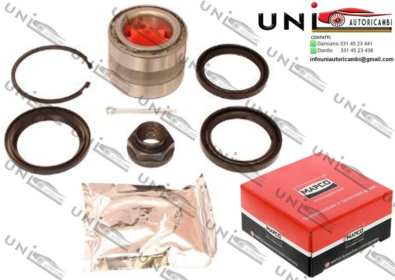 Kit Cuscinetto Ruota Assale Posteriore Bilaterale / Subaru Impreza Station wagon / Tre volumi da 1992 / Subaru Legacy I/ I Station wagon /II/II Station wagon / IV / IV Station wagon da 1989