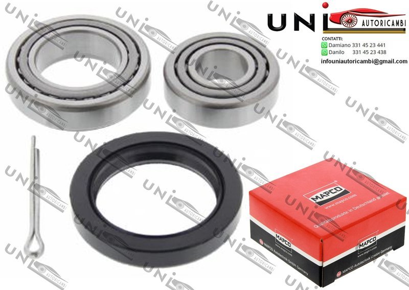 Kit Cuscinetto Ruota Assale Ant. / Post. Bilaterale / Ford Capri / II / III da 1970 / Ford Consul / Coupé / Turnier da 1972 / Ford Escort III / Cabriolet / Station wagon da 1980