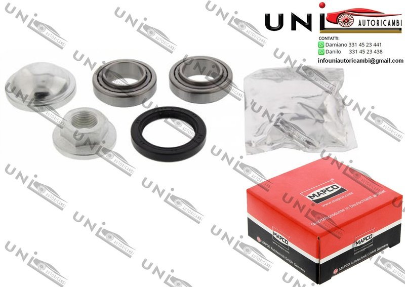 Kit Cuscinetto Ruota Assale Posteriore Destro / Ford Escort VI / Cabriolet / Station wagon / Tre volumi da 1992 / Ford Fiesta Furgonato da 1989 / Ford Fiesta IV da 1995 / Ford Puma da 1997