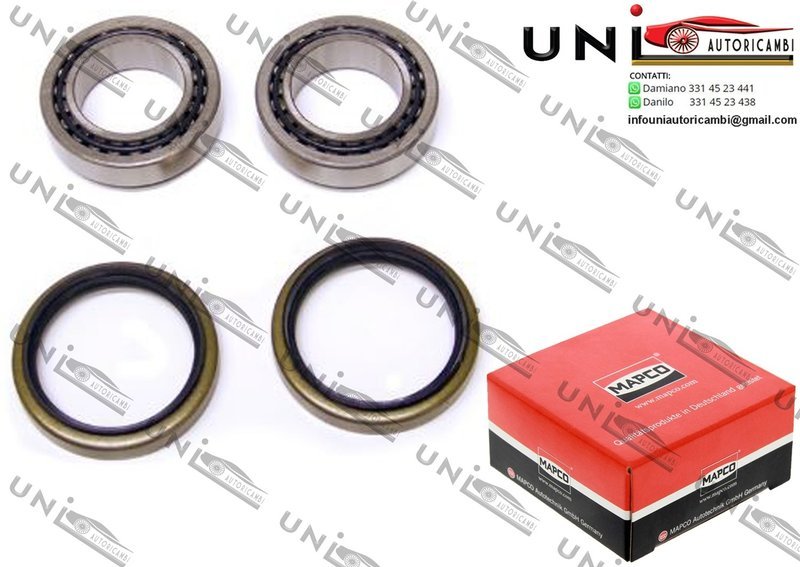 Kit Cuscinetto Ruota Assale Posteriore Bilaterale / Ford Escort VI / VII da 1992 / Ford Scorpio I / Station wagon / Tre volumi da 1985 / Ford Sierra / 2 volumi / Coda spiovente da 1982