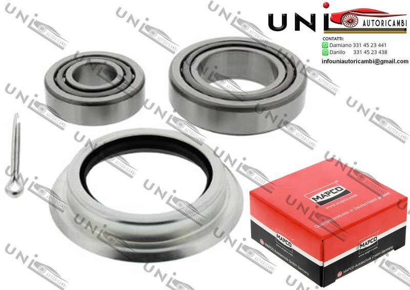 Kit Cuscinetto Ruota Assale Anteriore Bilaterale / Ford Transit Autobus / Furgonato / Pianale piatto / Telaio da 1991 / Ford Transit Tourneo da 1994