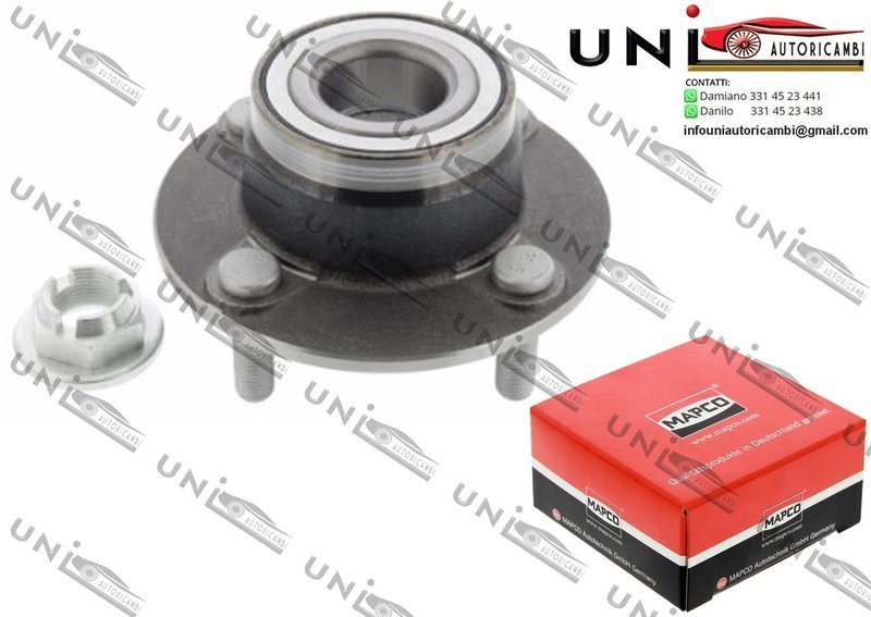 Kit Cuscinetto Ruota Assale Posteriore Bilaterale / Ford Cougar da 1998 / Ford Courier Furgonato da 1991 / Ford Fiesta Furgonato da 1989 / Ford Mondeo  I / I Tre volumi da 1993