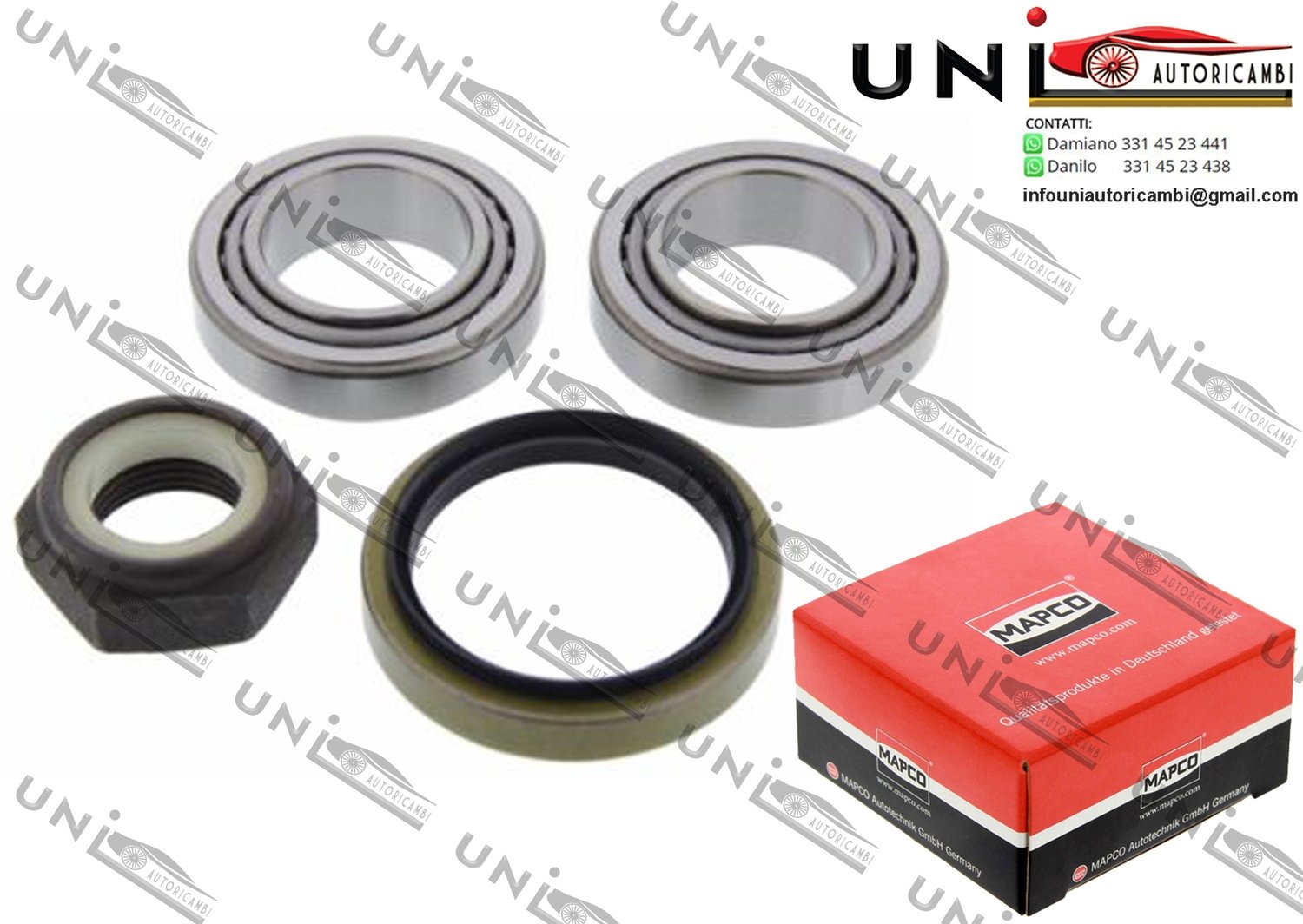 Kit Cuscinetto Ruota Assale Anteriore Destro / Ford P 100 II da 1987 / Ford Sierra /2 volumi/Coda spiovente/Station wagon da 1982