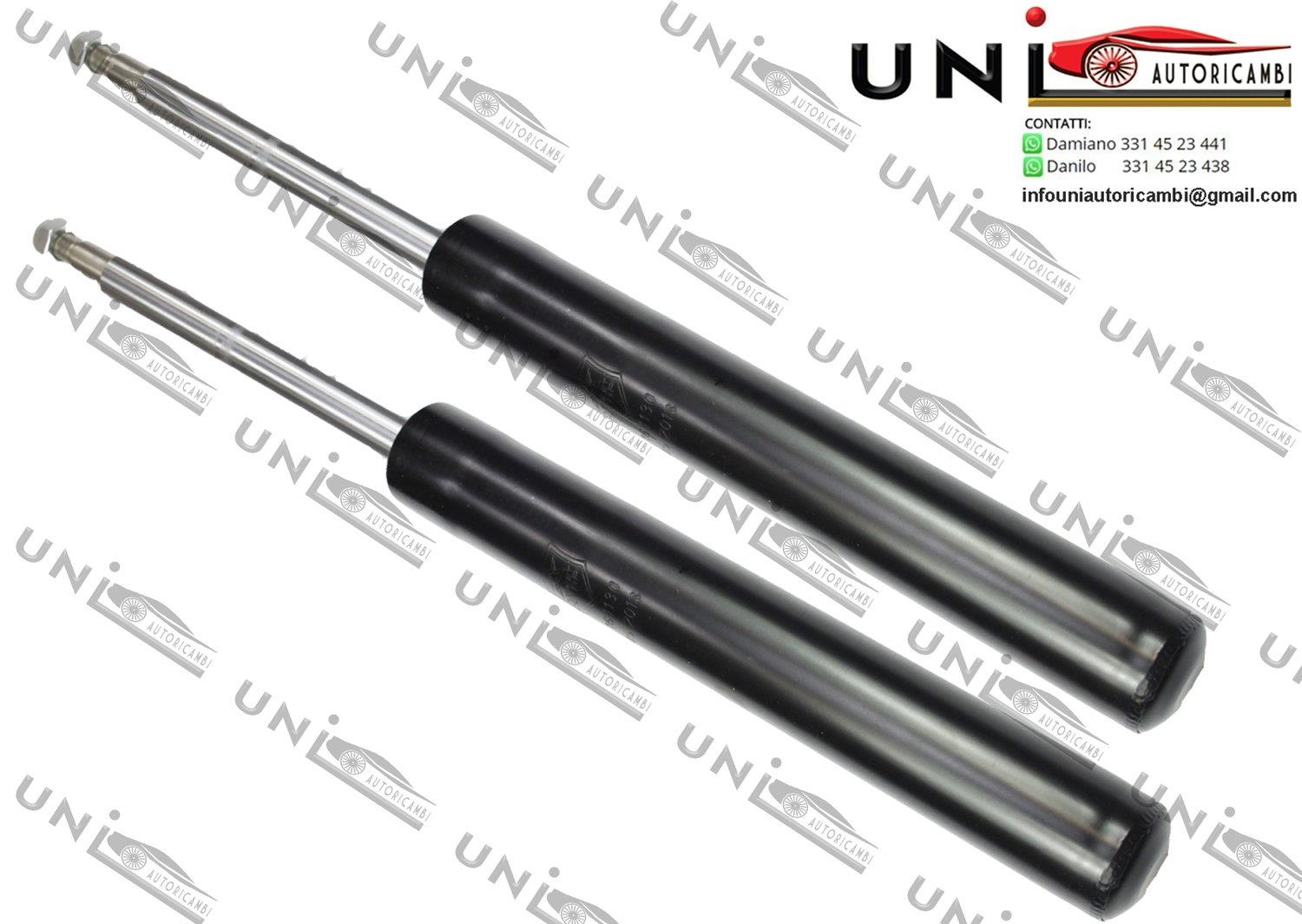 2x Ammortizzatori Anteriori Normali a Gas per Audi 100 / A6 / A8  (C2 / C3 / C4) da  06.1983