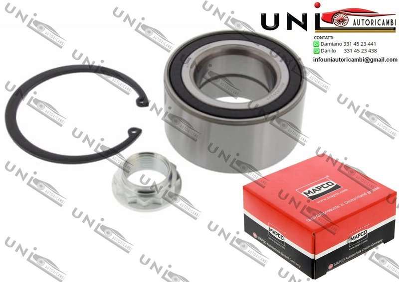 Kit Cuscinetto Ruota Assale Anteriore Bilaterale Sinistro o Destro / BMW 3 / Coupé​ / Touring da 2005 / BMW 5 / Touring da 2005 / BMW X3 da 2003 / BMW X5 da 2000