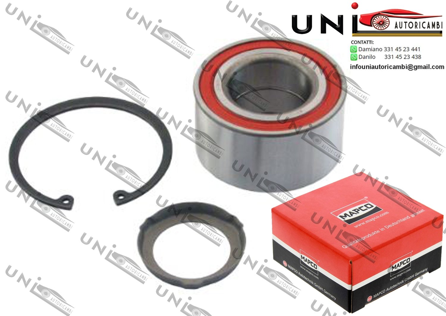 Kit Cuscinetto Ruota Assale Posteriore Bilaterale / BMW 5 / Touring da 1981 / BMW 6 da 1977 / BMW 7 da 1977