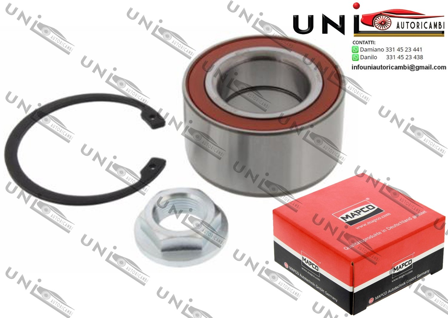 Kit Cuscinetto Ruota Assale Posteriore Bilaterale / BMW 3 Compact da 1994 / BMW Z3 Roadster da 1995