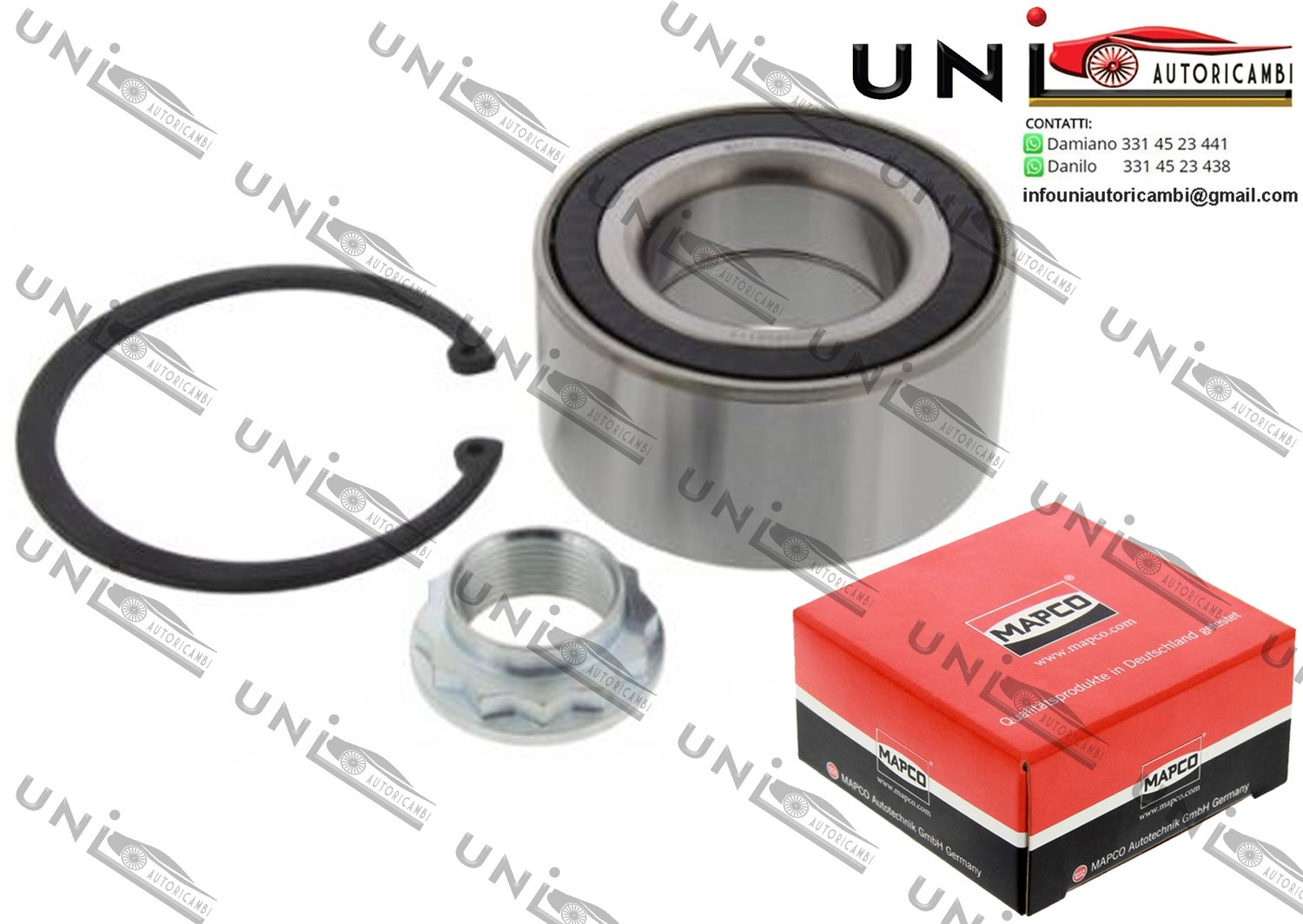 Cuscinetto Ruota Assale Anteriore Posteriore Bilaterale BMW Serie 3 E36 E46 / Cabriolet / Coupé​ / Touring da 1992 / BMW 7 da 1994 / BMW 8 da 1990 / BMW X3 da 2003 / BMW Z3 Coupé​ / Roadster da 1997