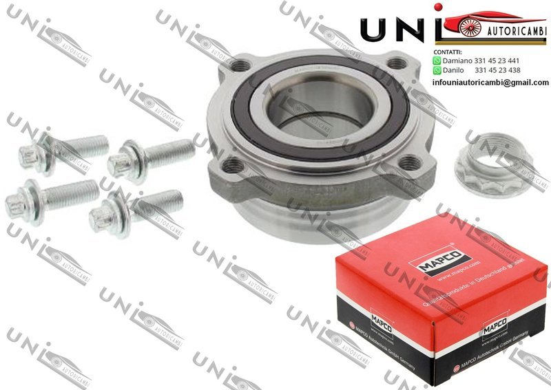 Kit Cuscinetto Ruota Assale Posteriore Bilaterale / BMW X5 da 2006 / BMW X6 da 2007