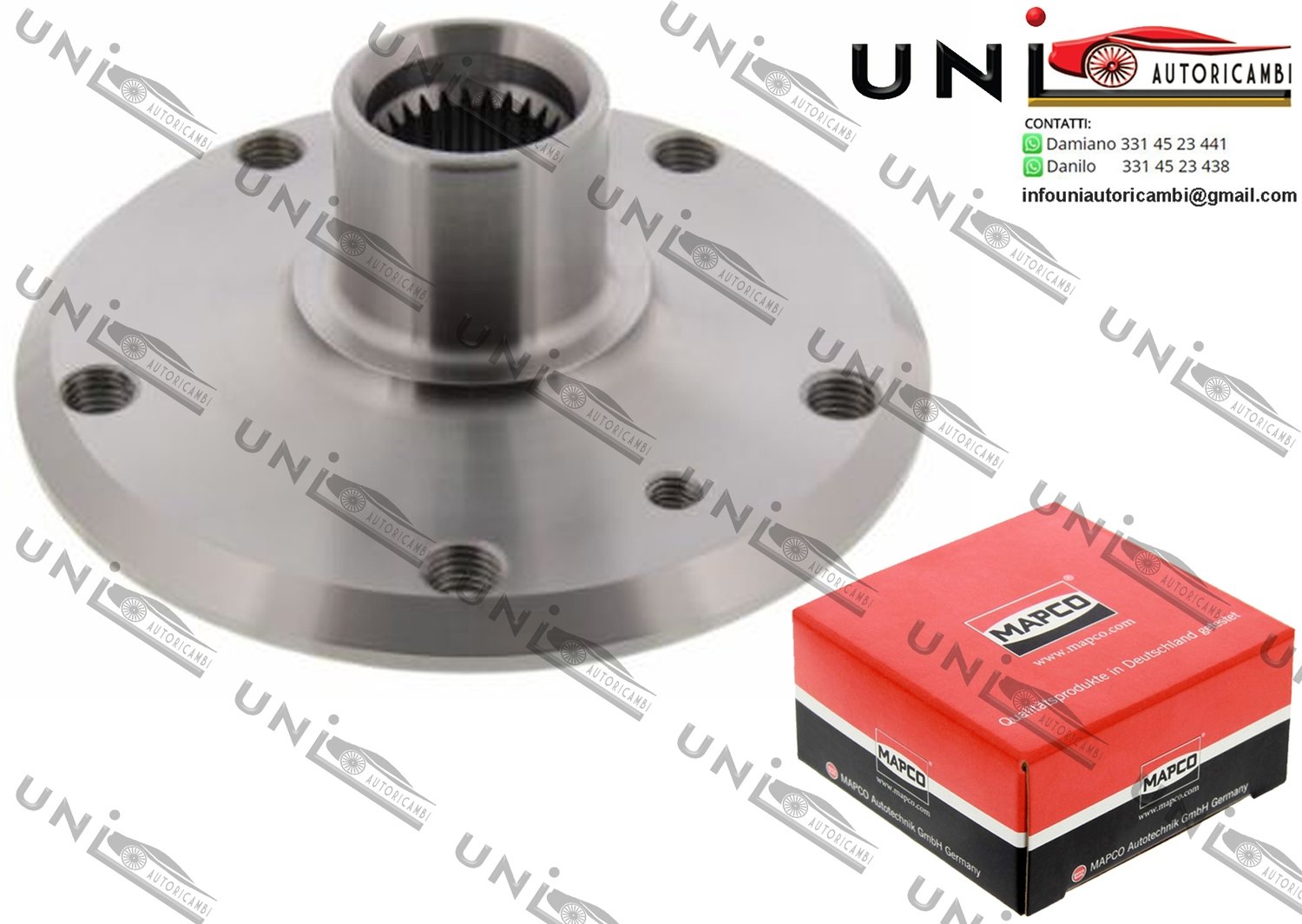 Mozzo Ruota Posteriore Bilaterale / BMW 3 / Cabriolet / Touring da 1982