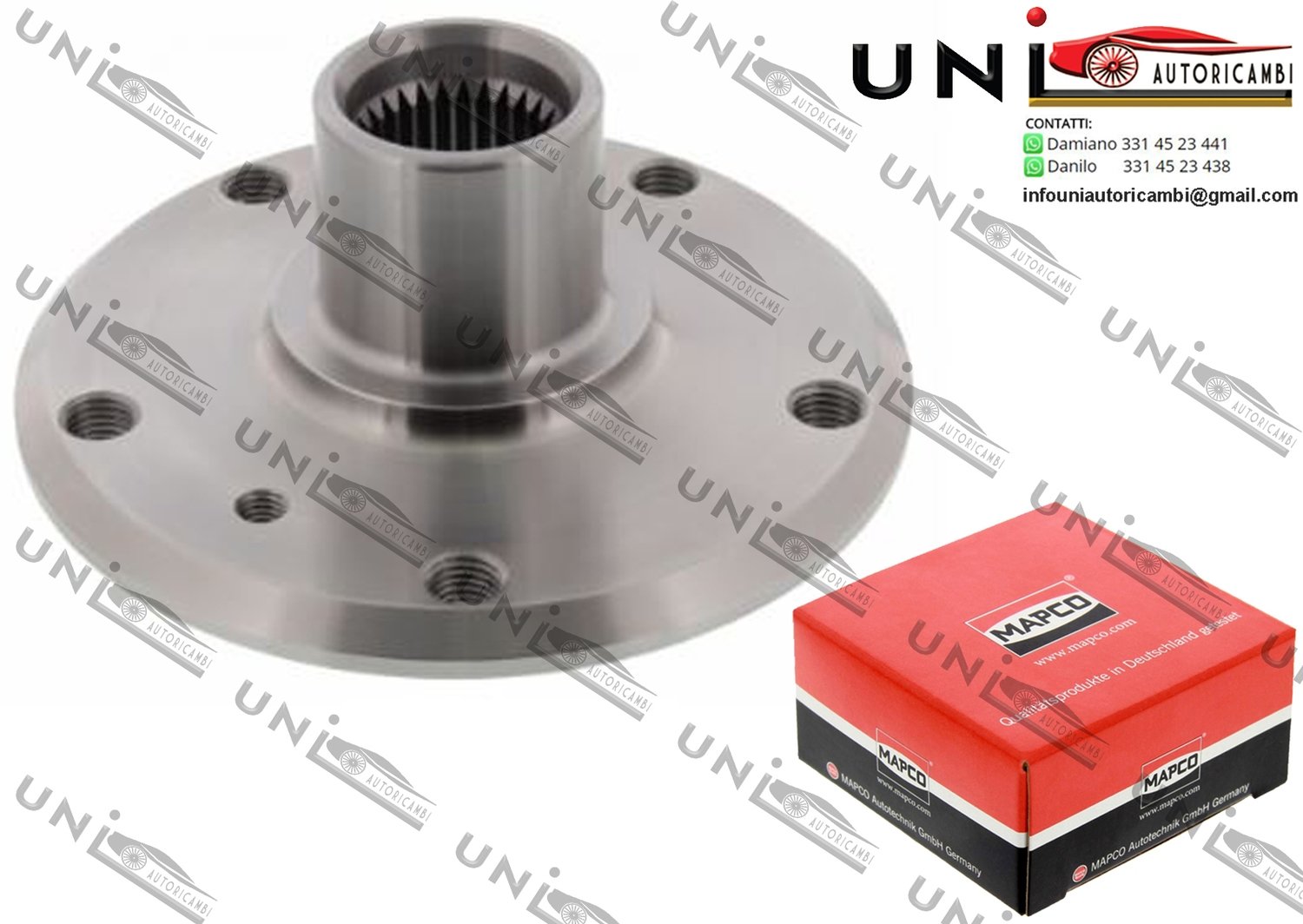 Mozzo Ruota Posteriore Bilaterale / BMW 3 / Cabriolet / Coupé​ / Touring da 1992 / BMW 5 / Touring da 2001 / BMW 6 / Cabriolet da 2004 / BMW 7 da 1994 / BMW 8 da ​1993 / BMW Z8 Roadster da 2000