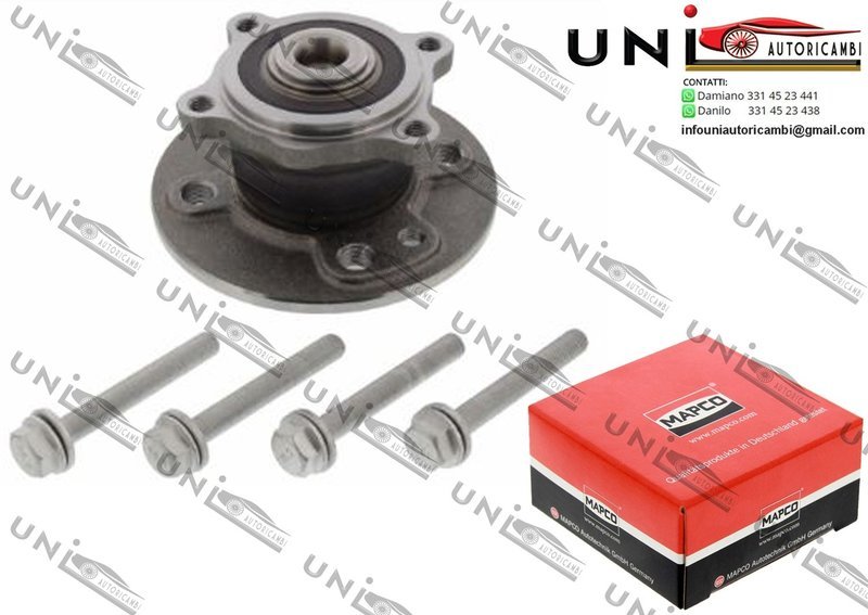 Kit 1 Mozzo Ruota con Cuscinetto Assale Posteriore Bilaterale / Mini Mini / Cabriolet / Clubman / Coupé​ / Roadster da 2006