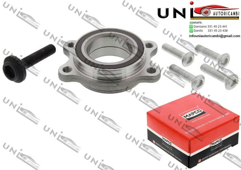 Kit Cuscinetto Ruota Assale Ant. / Post. Bilaterale / Audi A4 / Allroad / Avant da 2007 / Audi A5 / Cabriolet / Sportback da 2007 / Audi A6 / Allroad / Avant da 2010