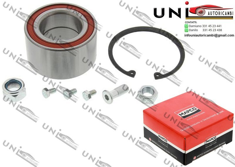 Kit Cuscinetto Ruota Assale Ant. / Post. Bilaterale / VW Transporter T4 Autobus / Furgonato / Pianale piatto / Telaio da 1990