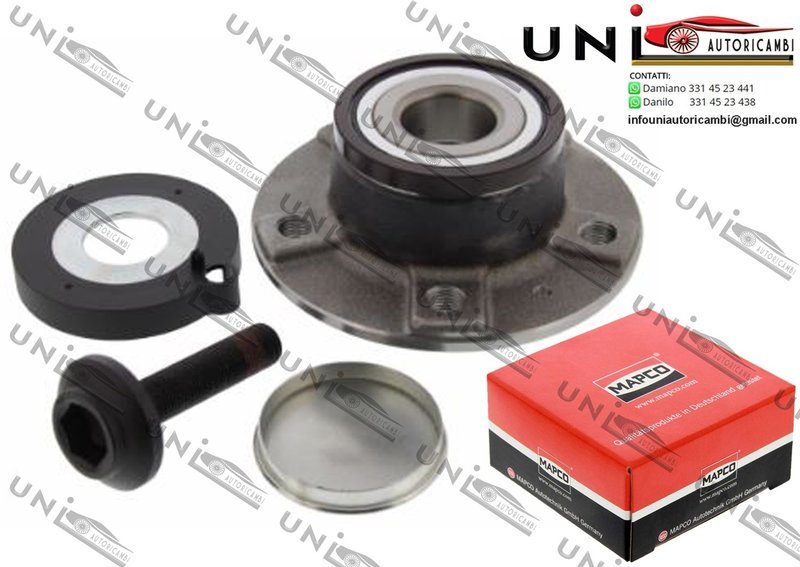 Kit Cuscinetto Ruota Assale Posteriore Bilaterale / Audi A4 / Avant da 2007 / Audi A5 / Cabriolet / Sportback da 2009 / Audi A6 da 2010