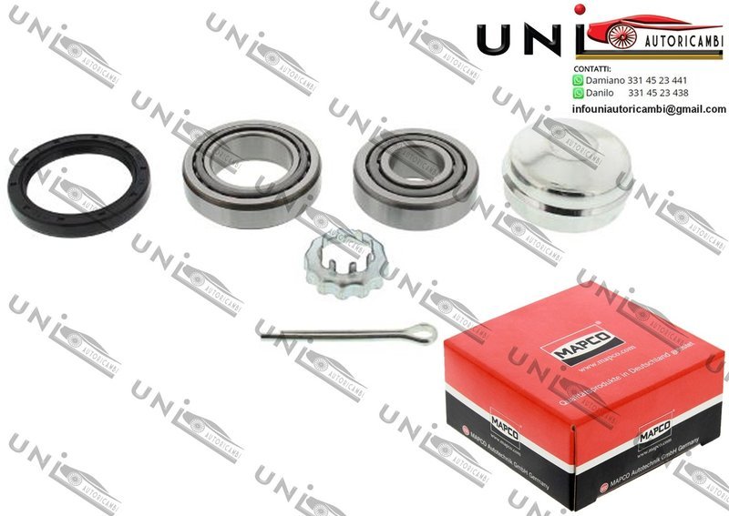 Kit Cuscinetto Ruota Assale Posteriore Bilaterale / Audi 100 / Avant da 1976 / Audi 200 / Avant da 1979 / Audi 80 / Avant da 1978 / Audi 90 da 1984 / Audi A4 / Avant da 1994 / Audi A6 / Avant da 1994