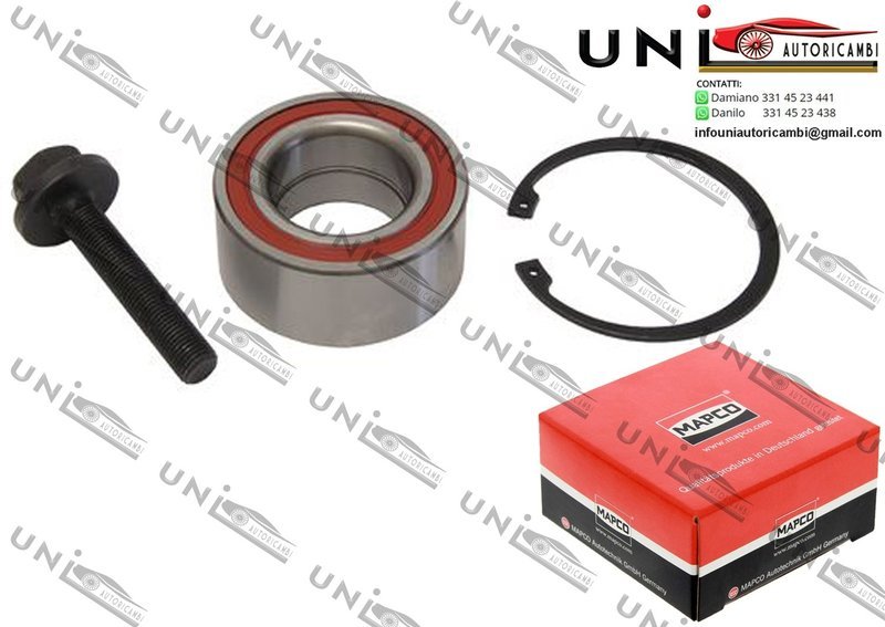 Kit Cuscinetto Ruota Assale Anteriore Bilaterale / Audi 200 / Avant da 1979 / Audi 90 da 1988 / Audi A6 / Avant da 1994 / Audi A8 da 1994 / Audi Allroad da 2000 / Audi Coupe da 1988 / Audi V8 da 1988