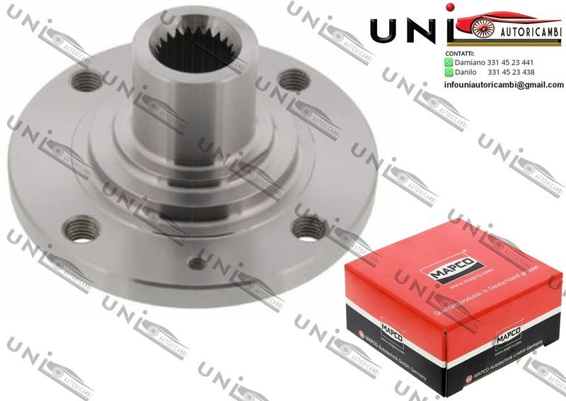 Mozzo Ruota Anteriore Bilaterale / Audi 80 da 1972 / Audi 90 da 1984 / Audi Coupe da 1980 / VW Passat / Tre volumi / Variant da 1973 / VW Santana da 1981