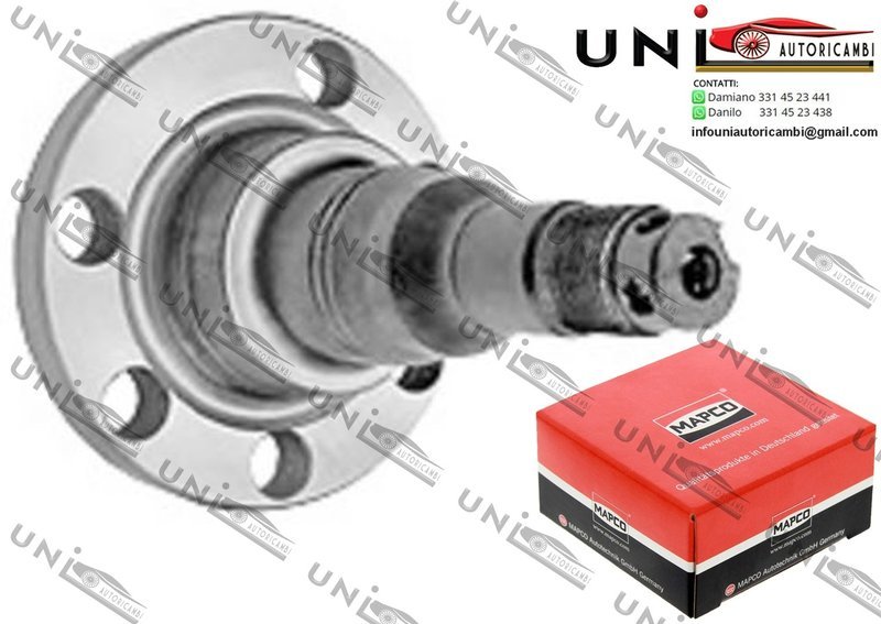 Fuso a snodo sospensione ruota assale Posteriore Bilaterale / Audi 50 da 1974 / Audi Coupe da 1980 / Seat Arosa da 1997 / Seat Ibiza II da 1993