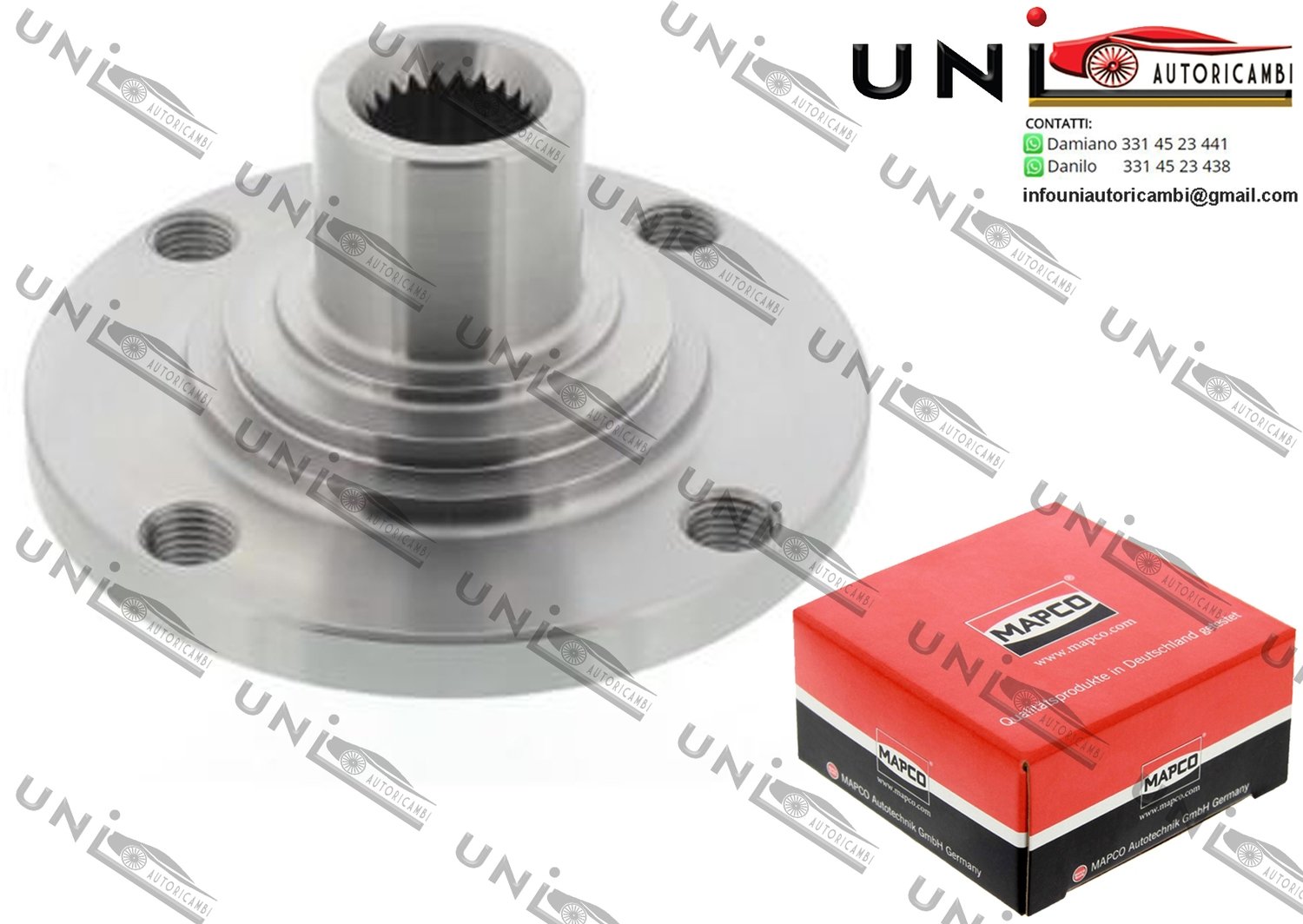 Mozzo Ruota Anteriore Bilaterale / Audi 80 da 1986 / Audi 90 da 1987 / VW Jetta II da 1984