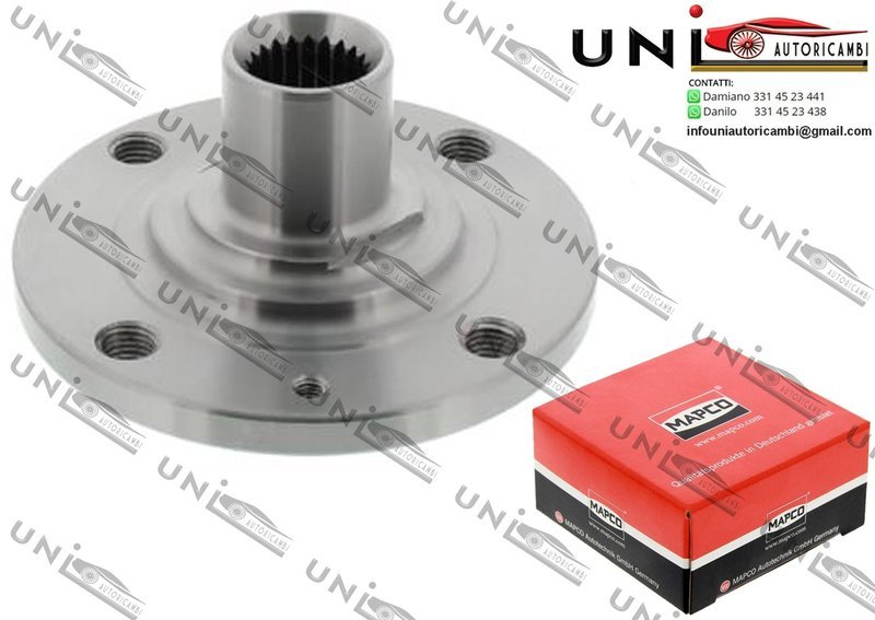 Mozzo Ruota Anteriore Bilaterale / Audi 50 da 1974 / VW Derby da 1977 / VW Polo / Classic / Coupé​ / Furgonato da 1975