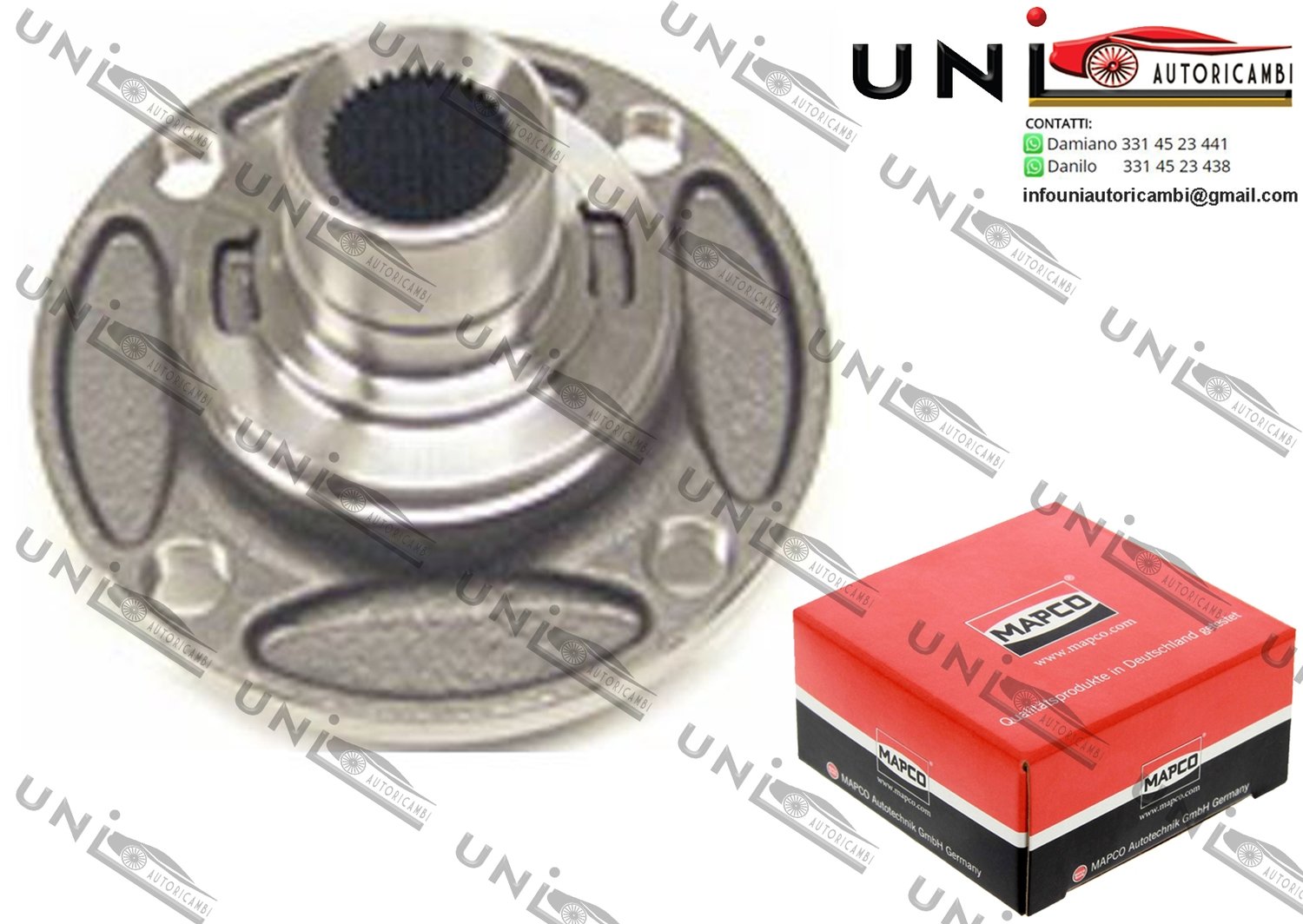 Mozzo Ruota Anteriore Bilaterale / Audi 80 / Avant da 1990 / Audi Coupe da 1984