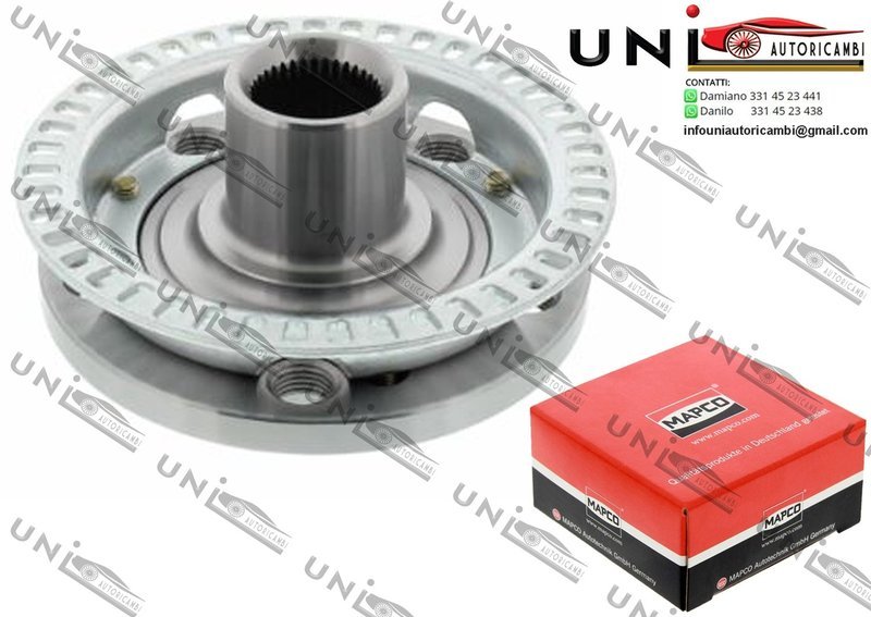 Mozzo Ruota Ant. / Post. Bilaterale / Audi A3 da 1996 / Audi TT / Roadster da 1998 / Seat Leon da 1999 / Seat Toledo II da 1998 / Skoda Octavia I / Combi da 1996 / VW Golf IV / Variant da 1997