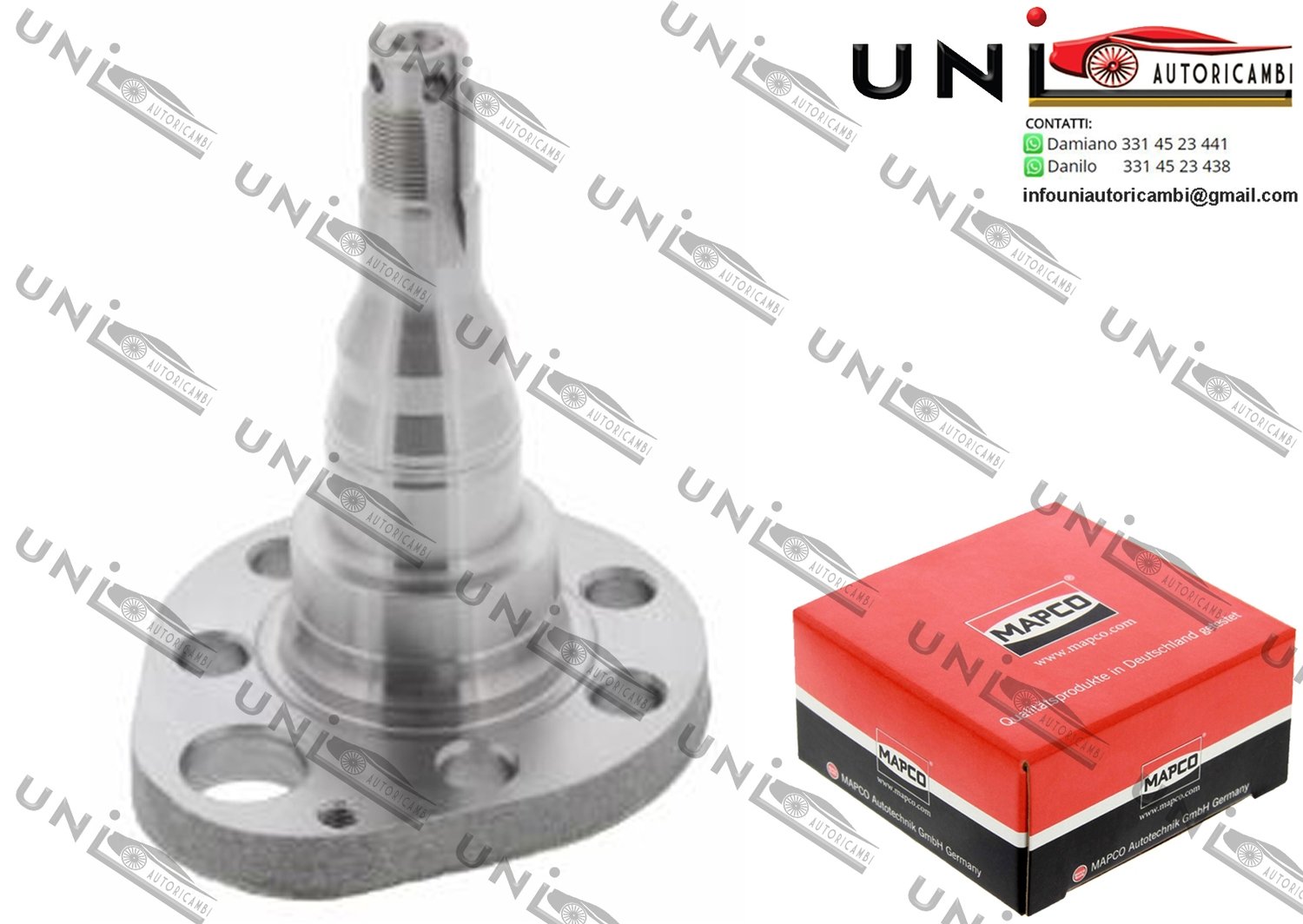 Fuso a snodo sospensione Ruota Assale Posteriore Destro / Seat Arosa da 1997 / Seat Cordoba / Vario da 1993 / Seat Ibiza II da 1993 / Seat Toledo I da 1991 / VW Golf II da 1983 / VW Jetta II da 1984