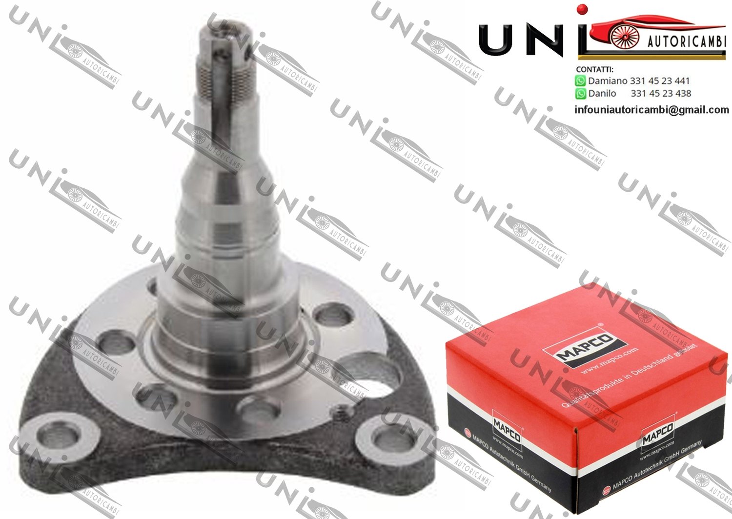 Fuso a snodo sospensione Ruota Assale Posteriore Sinistro / Seat Cordoba / Vario da 1993 / Seat Ibiza II da 1993 / Seat Toledo I da 1991 / VW Corrado da 1988 / VW Golf III / Cabriolet /Variant da 1991