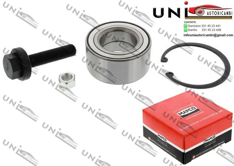 Kit Cuscinetto Ruota Assale Anteriore Bilaterale / Ford Galaxy da 1995 / Seat Alhambra da 1996 / VW Sharan da 1995