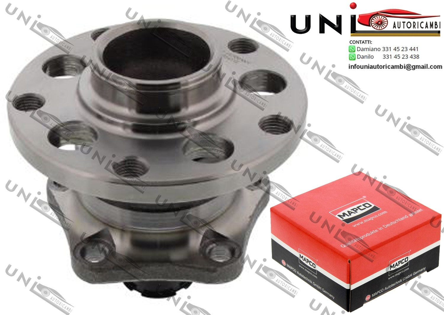 Kit Cuscinetto Ruota Assale Posteriore Bilaterale / Audi A6 / Avant da 1994 / Skoda Superb I da 2001 / VW Passat / Station wagon / Variant da 1993 / VW Santana da 1995