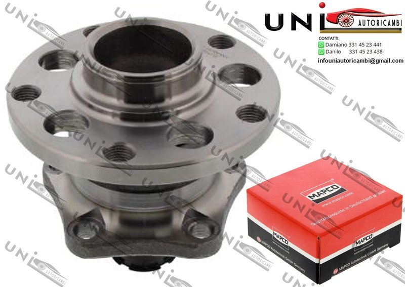 Kit Cuscinetto Ruota Assale Posteriore Bilaterale / Audi A6 / Avant da 1994 / Skoda Superb I da 2001 / VW Passat / Station wagon / Variant da 1993 / VW Santana da 1995