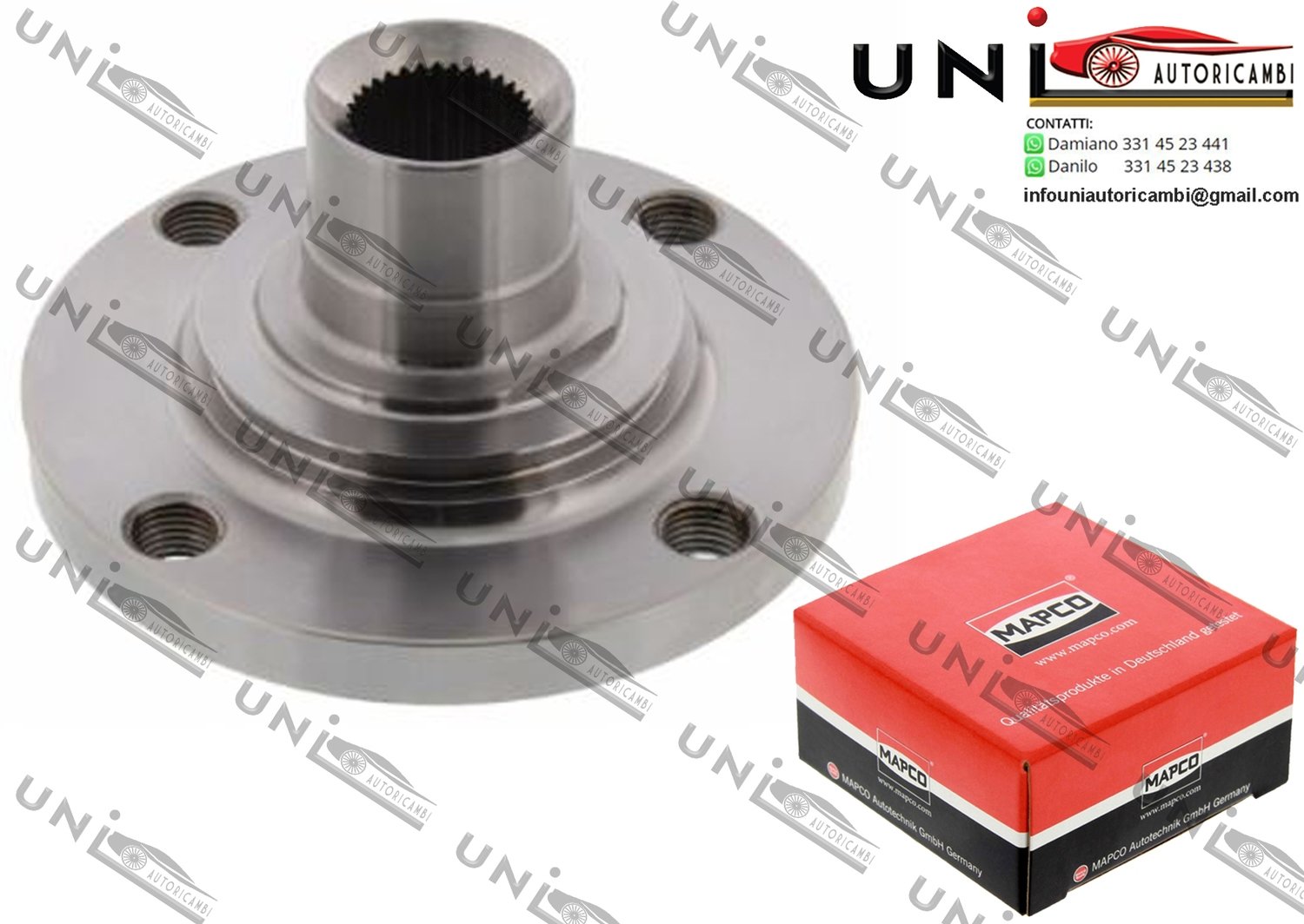 Mozzo Ruota Anteriore Bilaterale /  Audi 80 da 1986 / Audi 90 da​ 1987