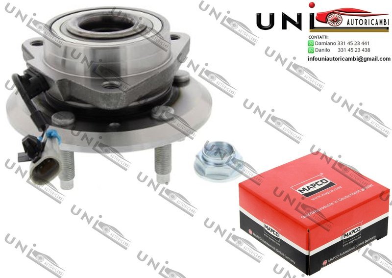 Kit Cuscinetto Ruota Assale Anteriore Bilaterale / Chevrolet Captiva da 2006 / Opel Antara da 2006 / Vauxhall Antara da 2006