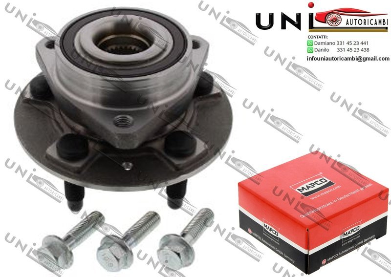 Kit Cuscinetto Ruota Assale Posteriore Bilaterale / Chevrolet Malibu da 2012 / Opel Insignia / Station wagon / Tre volumi da 2008 / Saab 9-5 da 2010