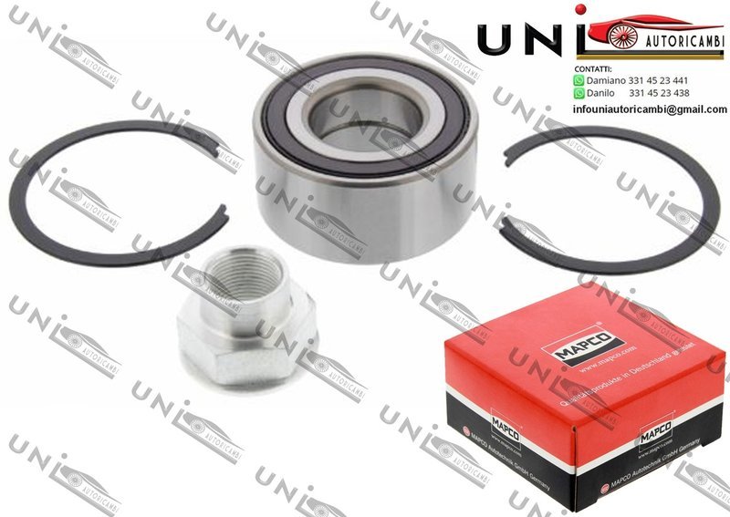 Kit Cuscinetto Ruota Assale Anteriore Bilaterale / Opel Adam da 2012 / Opel Corsa D / Van / E / E Van da 2006 / Vauxhall Adam da 2012 / Vauxhall Corsa Mk III da 2006