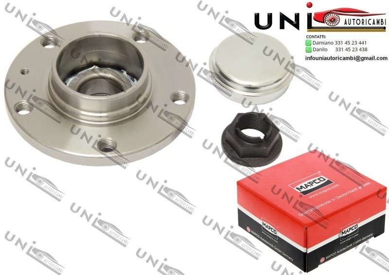 Kit Cuscinetto Ruota Assale Posteriore Bilaterale / Opel Corsa D / Van da 2006 / Vauxhall Mk III / Corsa / CorsaVan da 2006