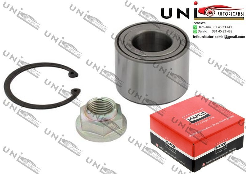 Kit Cuscinetto Ruota Assale Posteriore Bilaterale / Nissan Primastar Autobus / Furgonato da 2001 / Opel Vivaro Combi / Furgonato / Pianale piatto / Telaio da 2001