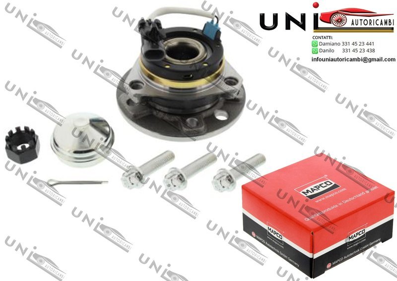 Kit Cuscinetto Ruota Assale Anteriore Bilaterale / Opel Speedster da 2000 / Opel Zafira A da 1999 / Vauxhall VX220 da 2000 / Vauxhall Zafira Mk I da 1998