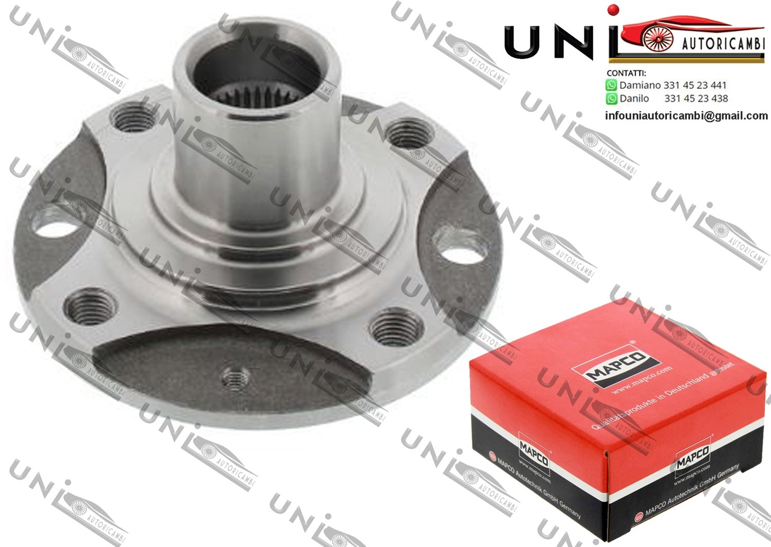 Mozzo Ruota Anteriore Bilaterale / Mercedes-Benz Classe C da 1993 / Opel Ascona C / 2 volumi / Coda spiovente da 1981 / Opel Calibra A da 1990 / Opel Cadett D / Station wagon da 1982