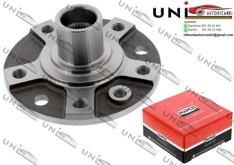 Mozzo Ruota Anteriore Bilaterale / Opel Astra F / 2 volumi / Coda spiovente da 1994 / Opel Calibra A da 1992 / Saab 9-3 / Cabriolet da 1998 / Saab 9-5 / Station wagon da 1997