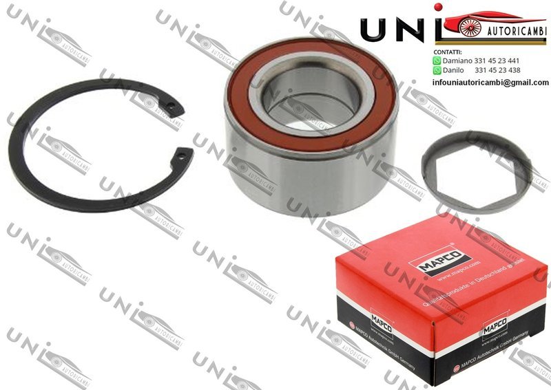 Kit Cuscinetto Ruota Assale Posteriore Bilaterale / Opel Omega A da 1986 / Vauxhall Carlton Mk III da 1986