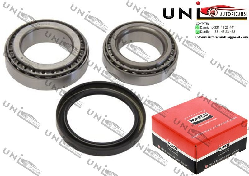 Kit Cuscinetto Ruota Assale Anteriore Bilaterale / Acura SLX da 1995 / Chevrolet Colorado da 2005 / Foton Aoling da 1998 / Holden Frontera da 1995 / Isuzu Campo da 1977 / Isuzu KB da 2010